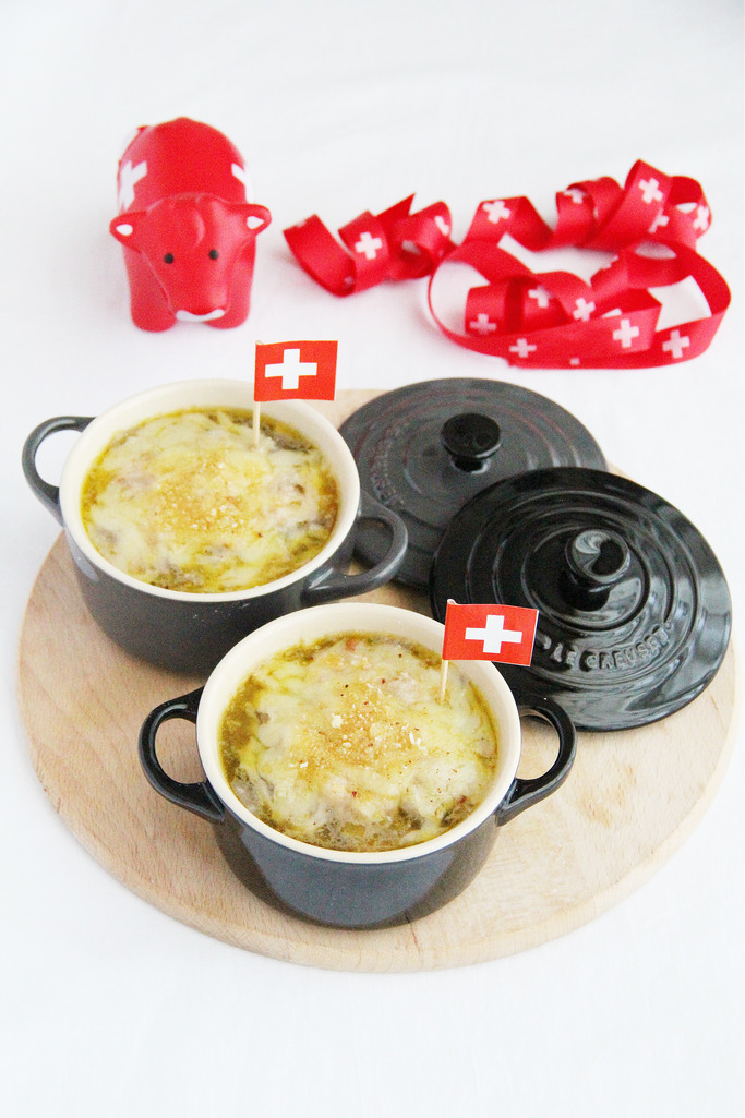 Zuppa di cipolle, patate ed Emmentaler DOP - SingerFood